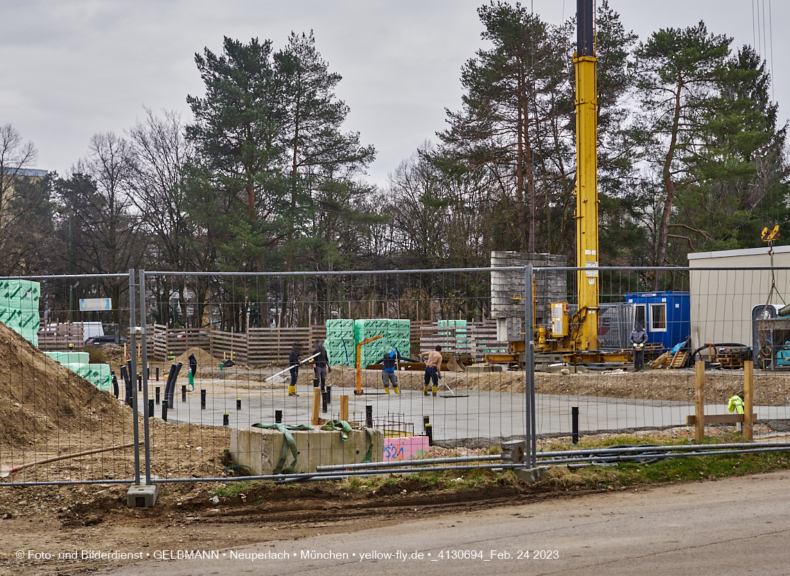 24.02.2023 -  Baustelle Haus für Kinder in Neupelach Quiddestraße 3